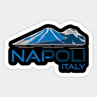 Napoli Italy Mt Vesuvius Sticker